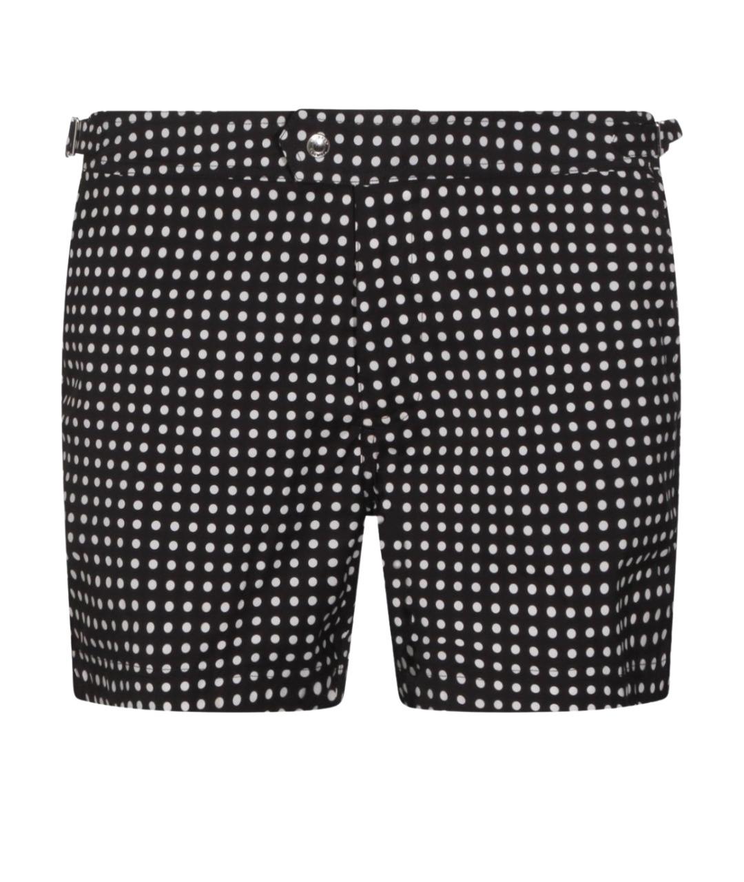 TOM FORD Черные полиэстеровые плавки, фото 1