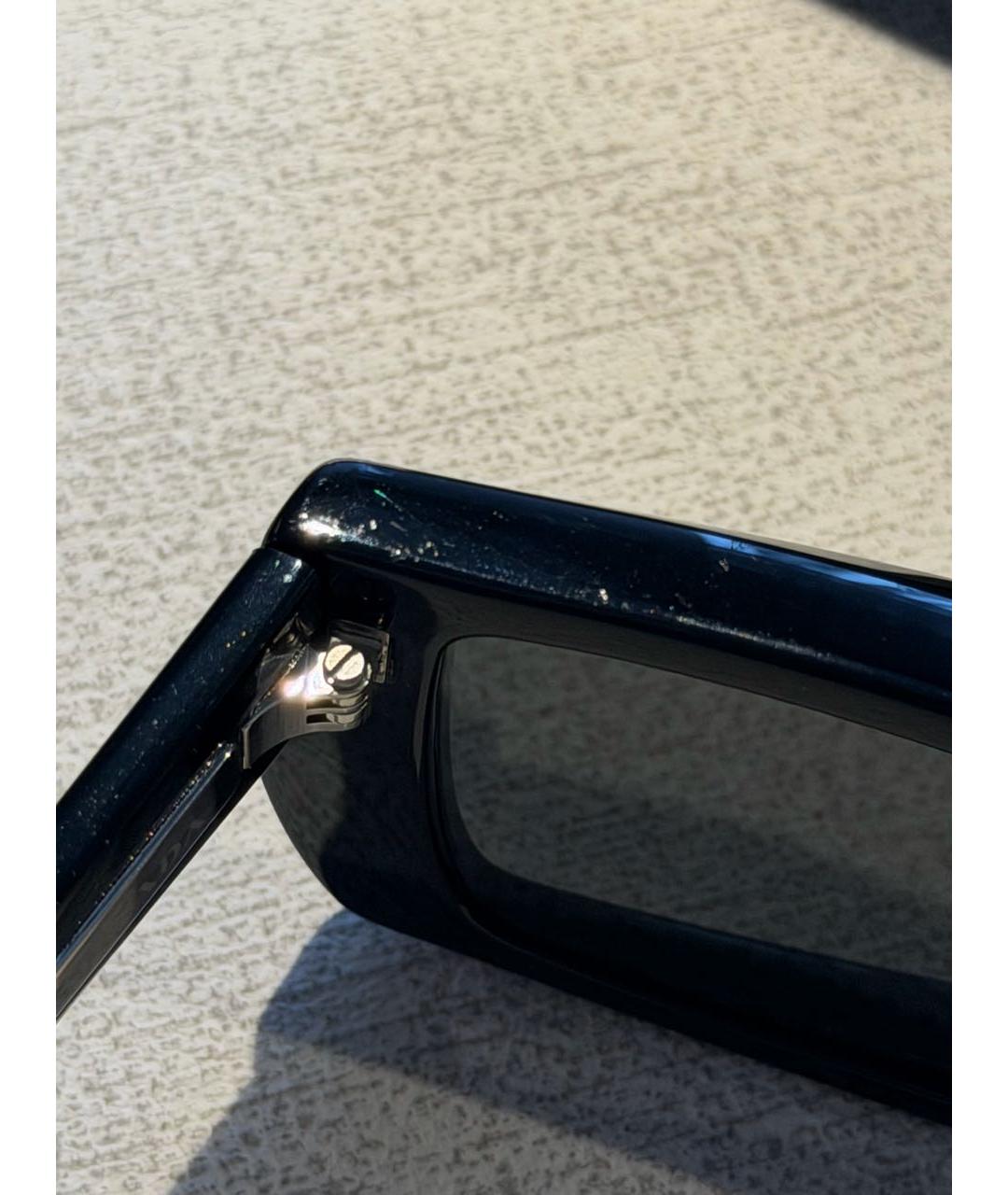 PRADA Черные пластиковые солнцезащитные очки, фото 6