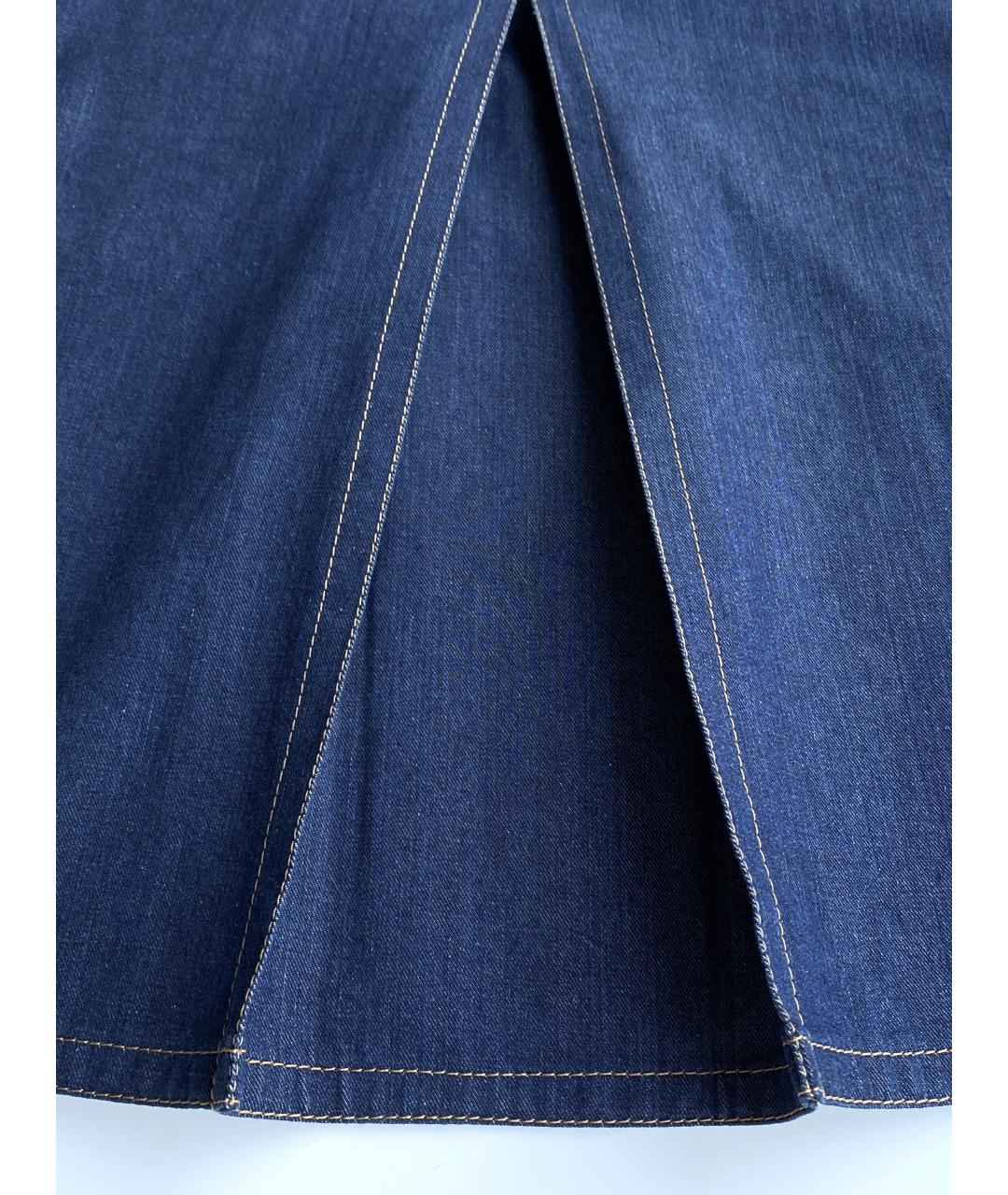 GUCCI Синее деним повседневное платье, фото 9