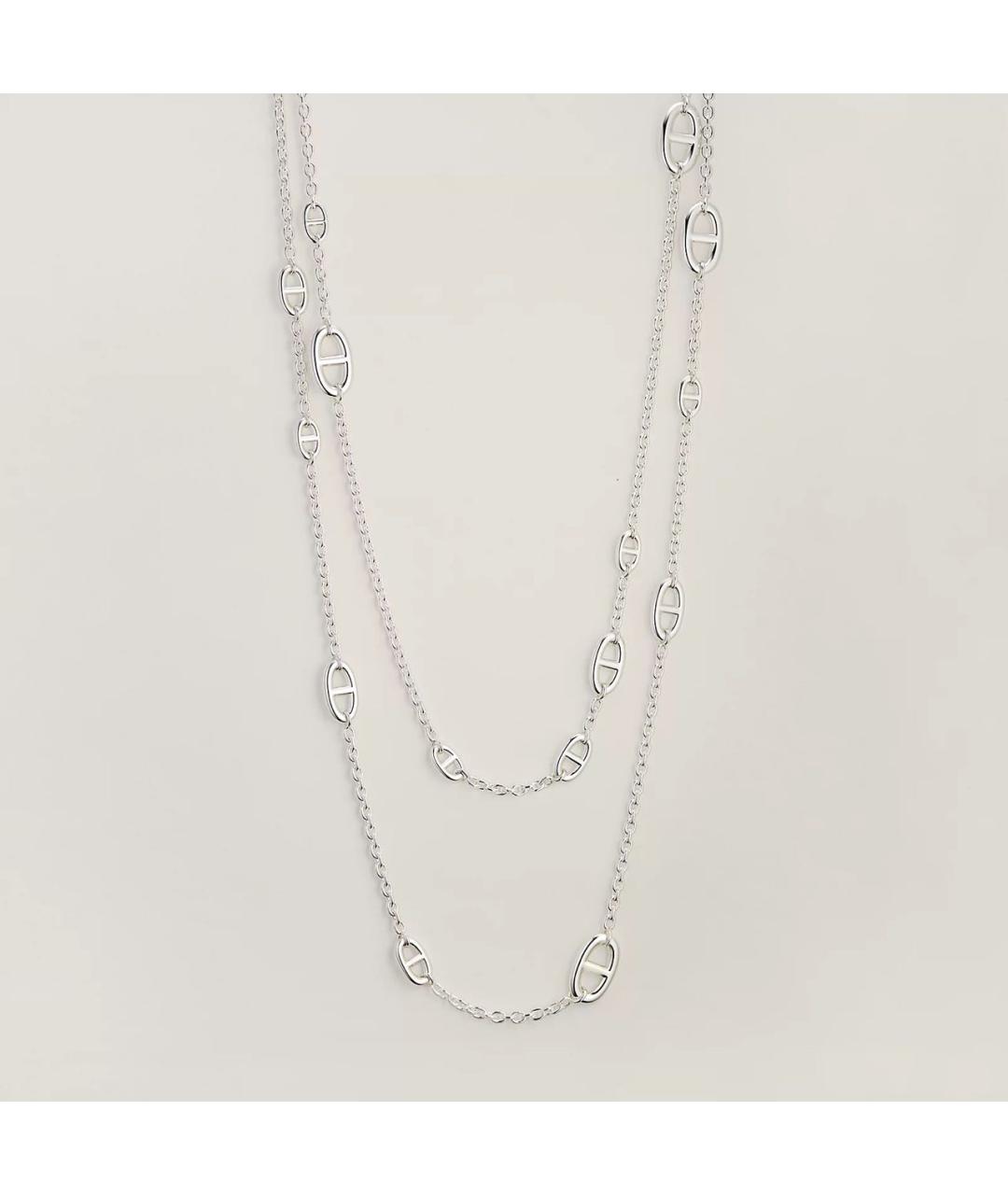 HERMES Серебряная серебряная цепочка, фото 3