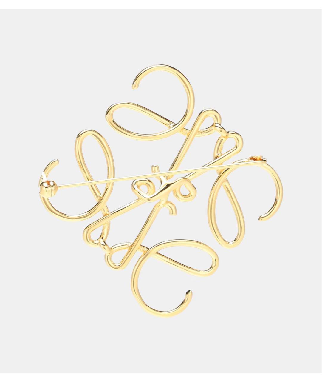 LOEWE Золотая металлическая булавка / брошь, фото 3