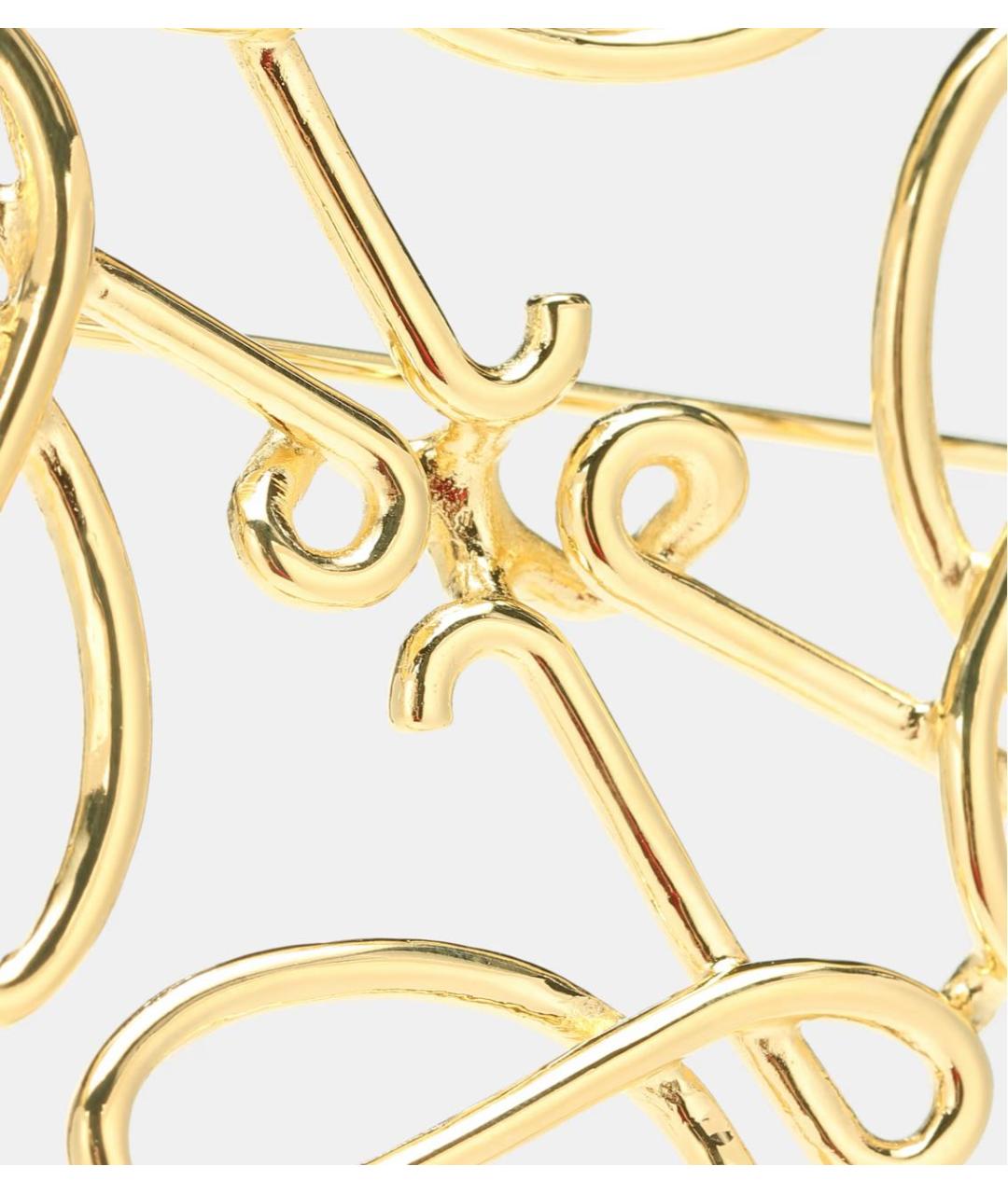 LOEWE Золотая металлическая булавка / брошь, фото 2