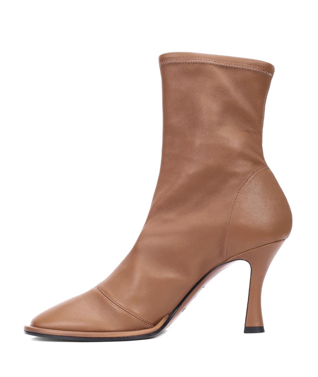 NEOUS Бежевые кожаные ботильоны, фото 3