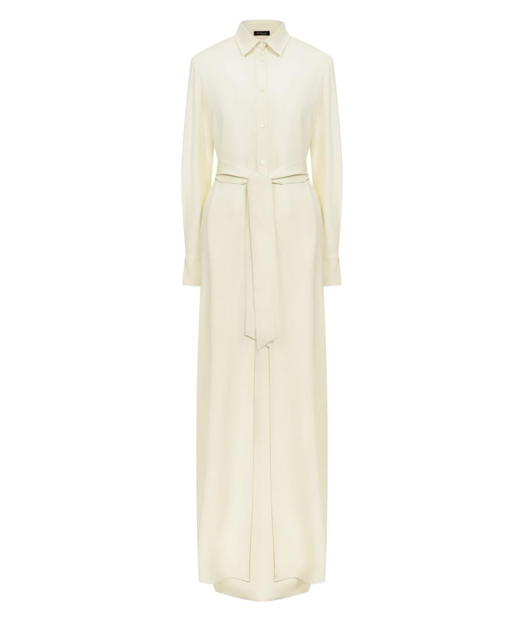 KITON Белое шелковое повседневное платье, фото 1