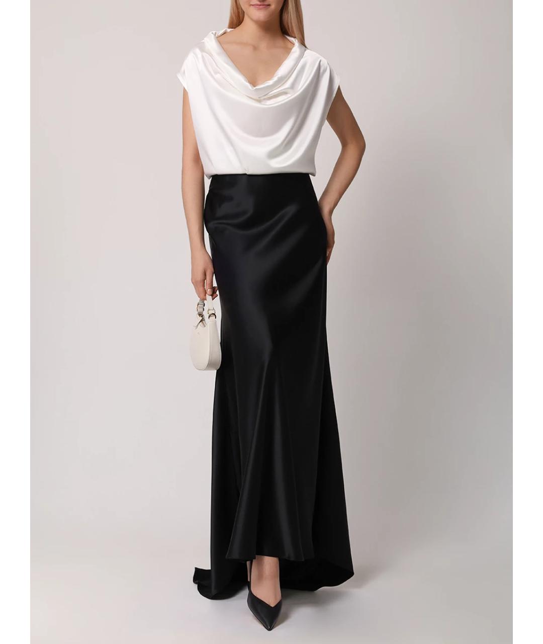 KITON Черная юбка макси, фото 2