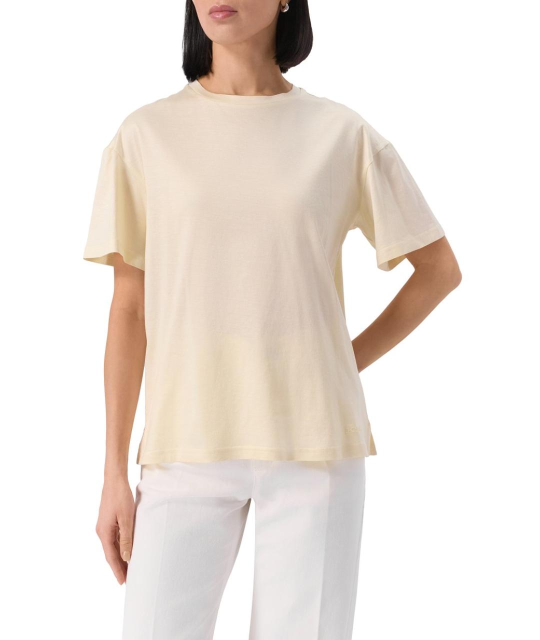 KITON Бежевая футболка, фото 3
