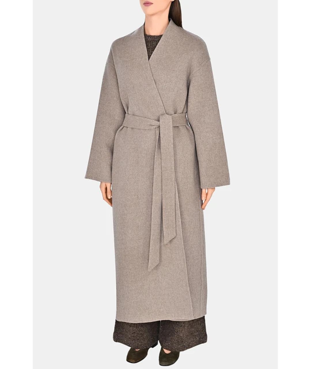 CO Бежевое шерстяное пальто, фото 2