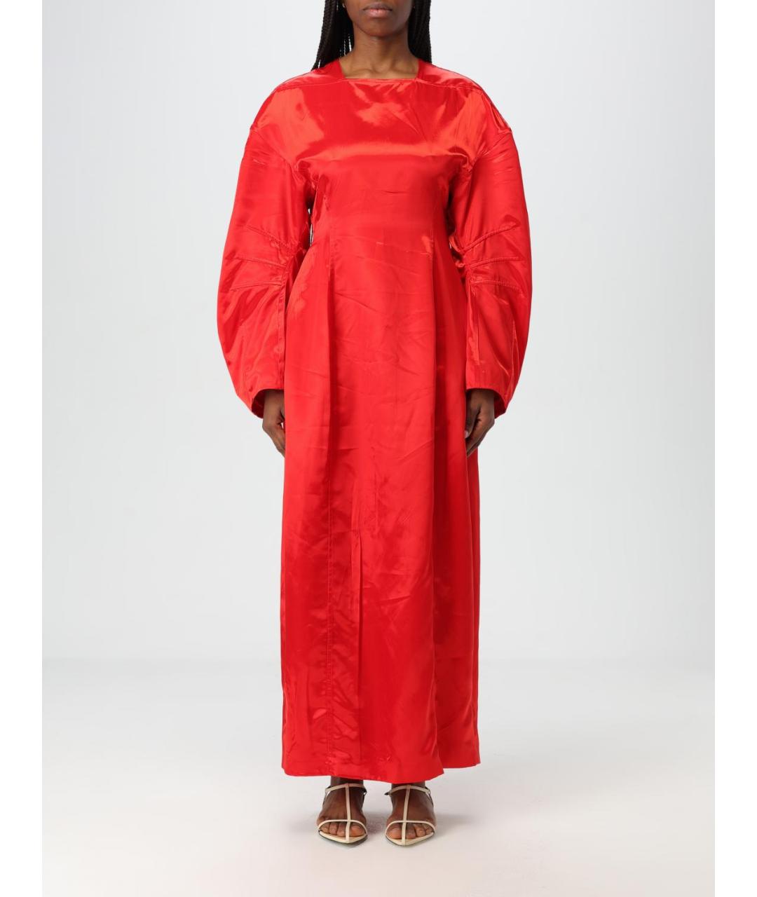 JIL SANDER Коралловое повседневное платье, фото 5