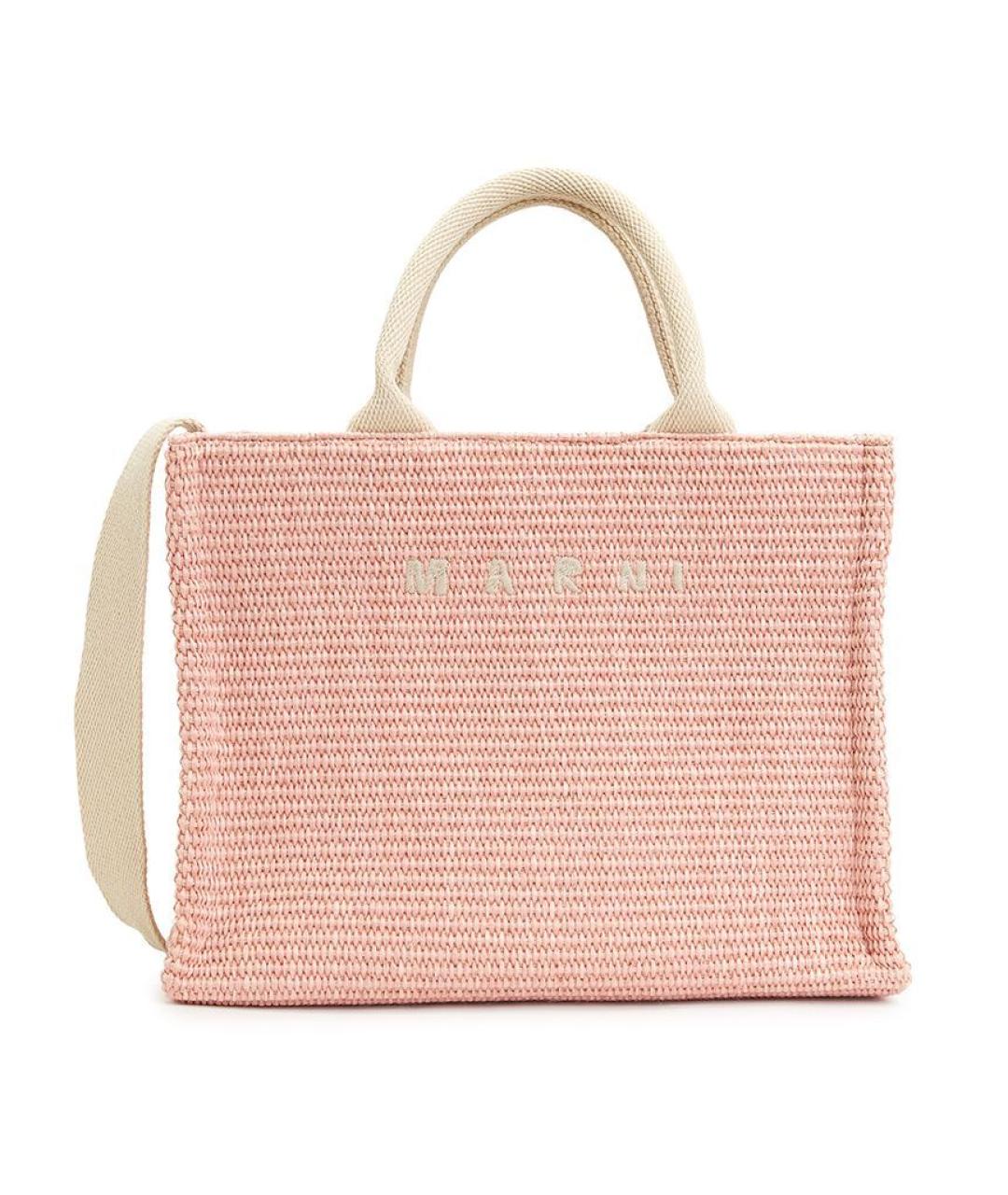 MARNI Розовая сумка тоут, фото 1