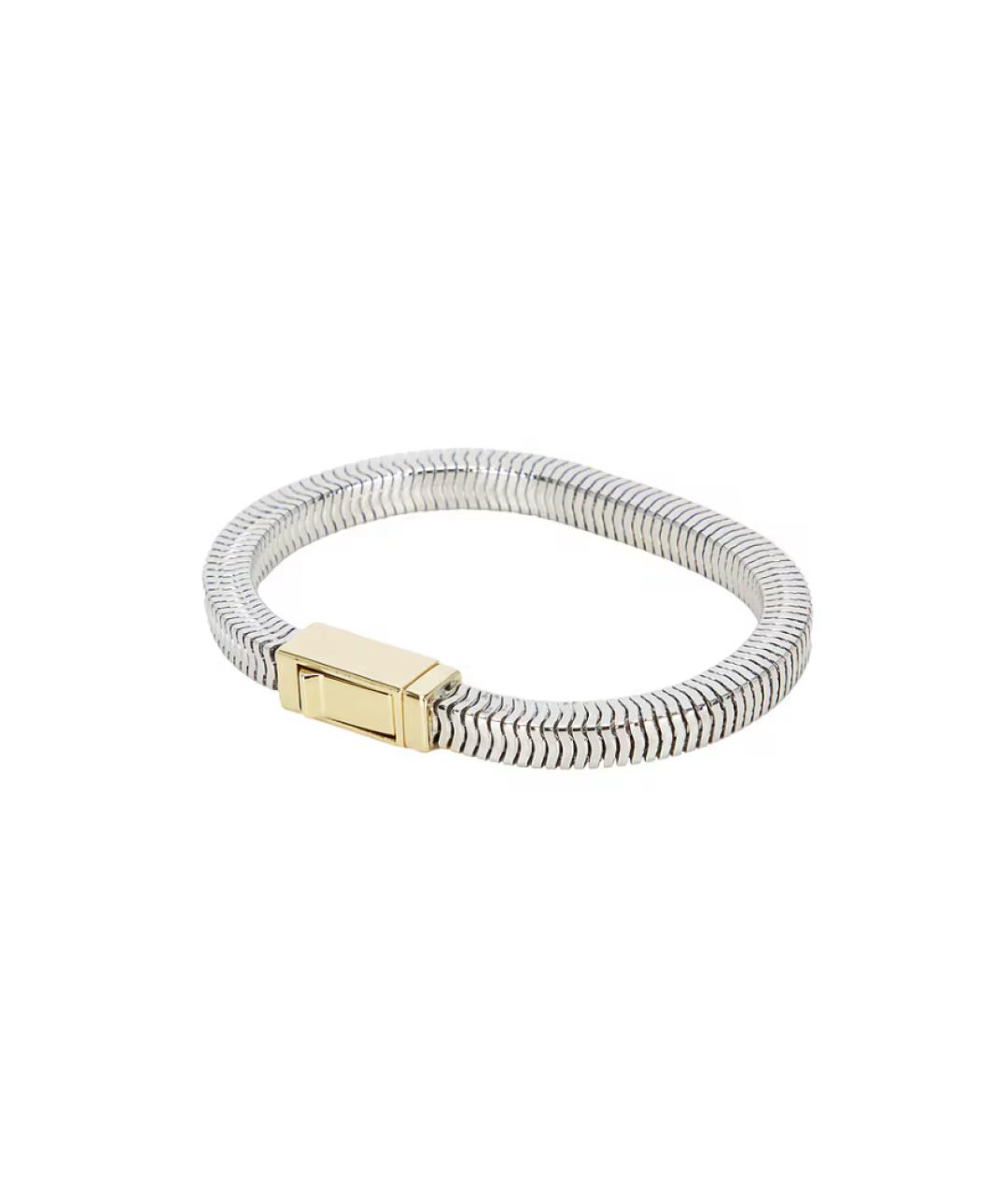 JIL SANDER Серебрянный латунный браслет, фото 3