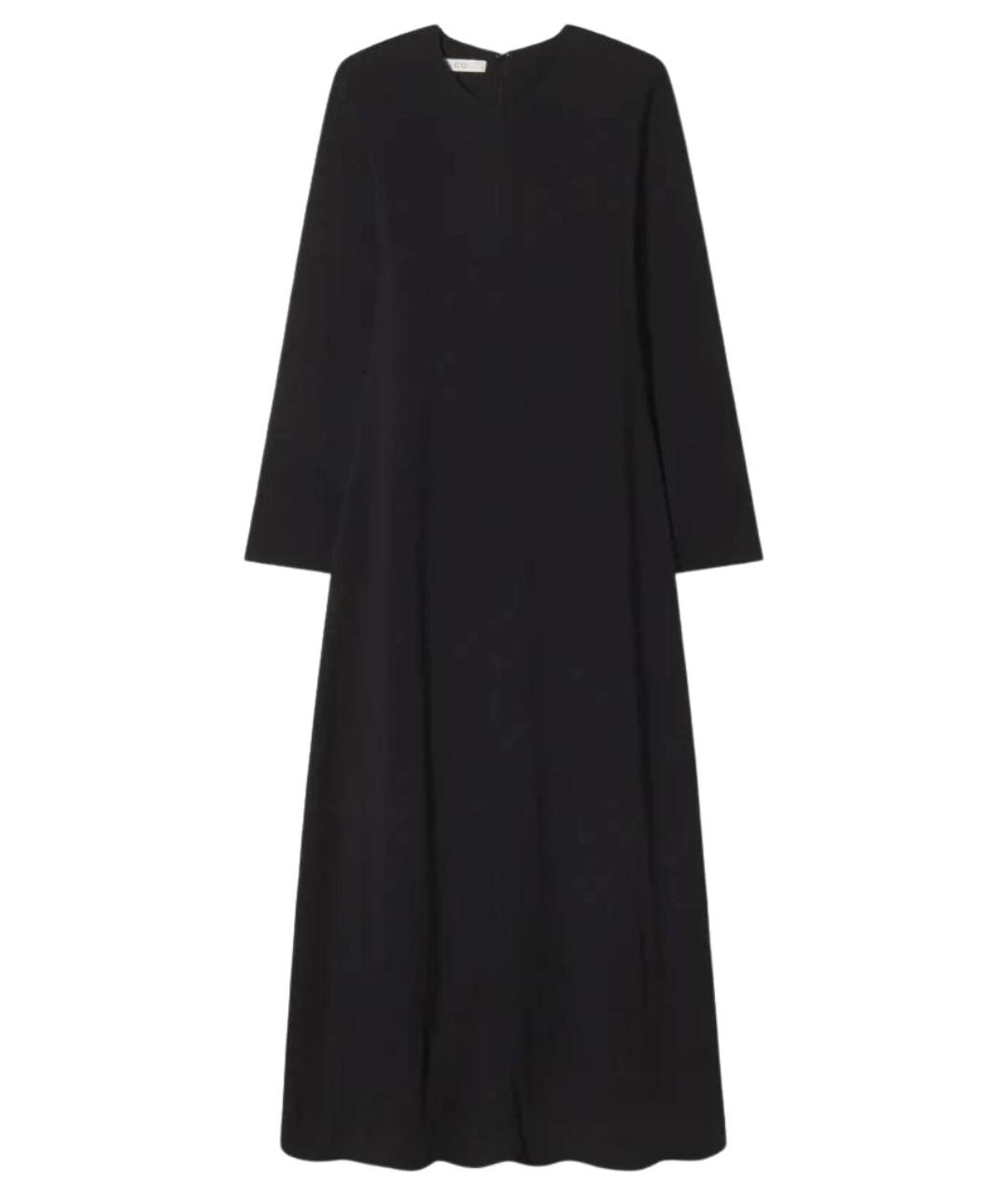 CO Черное вискозное повседневное платье, фото 1