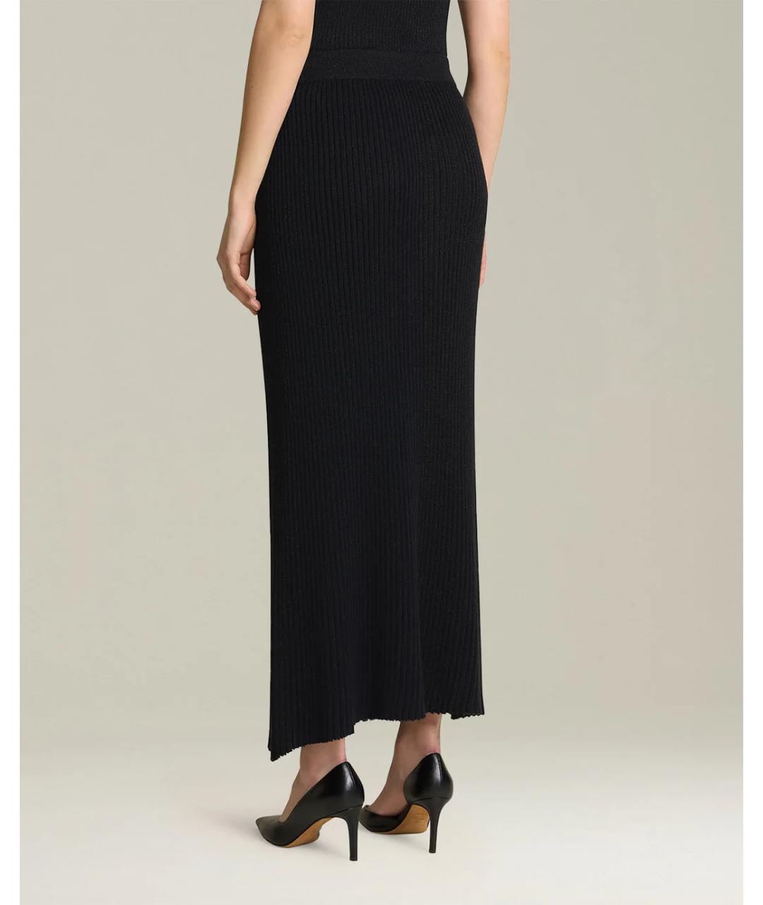 KITON Черная юбка макси, фото 3
