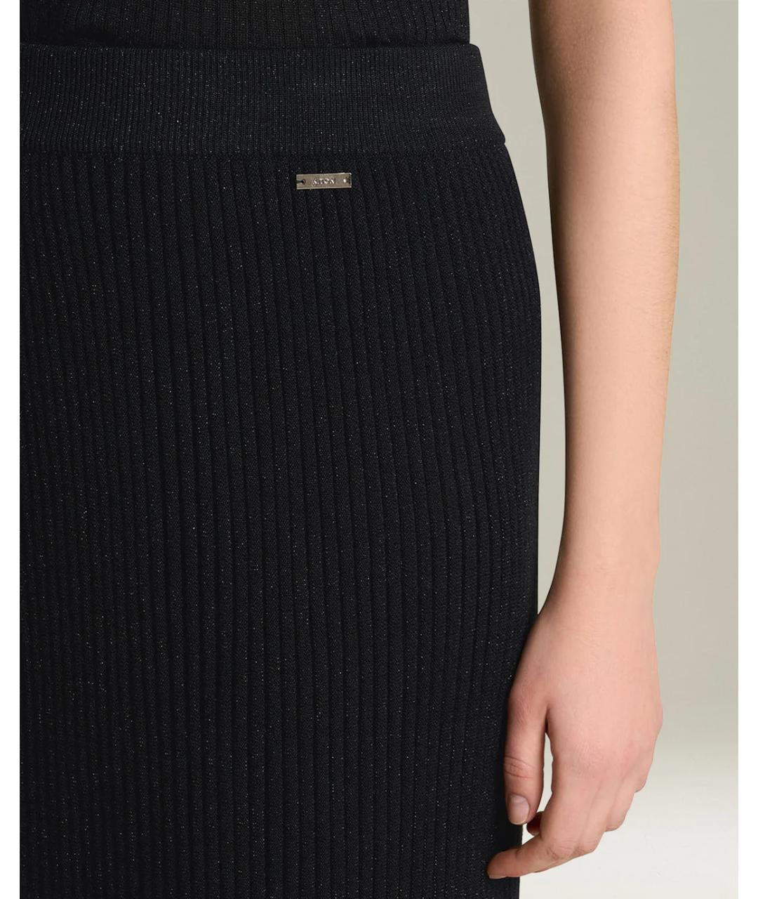 KITON Черная юбка макси, фото 4