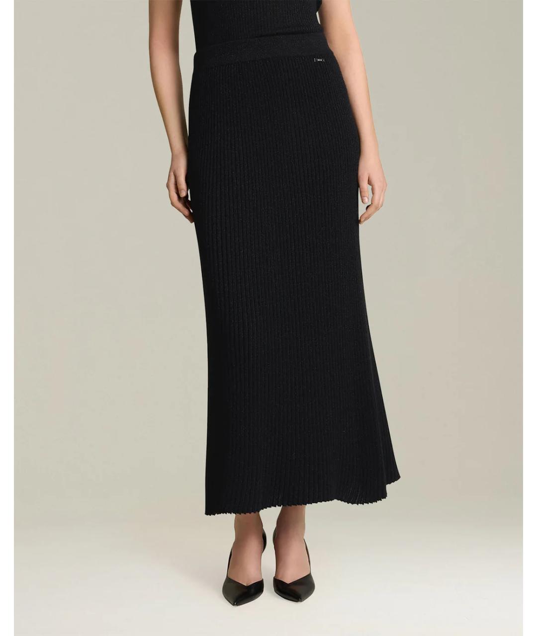 KITON Черная юбка макси, фото 2