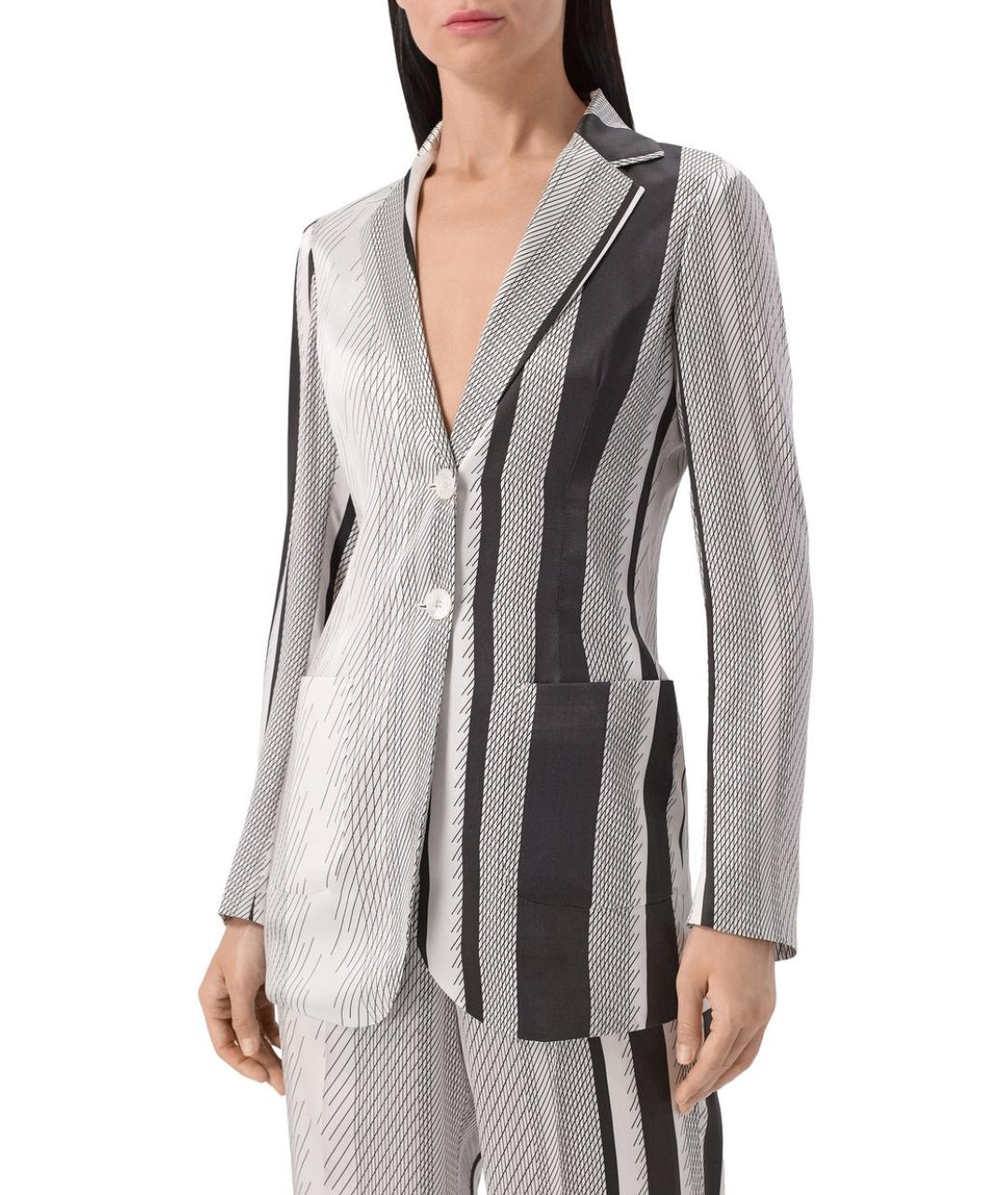 KITON Черный шелковый жакет/пиджак, фото 3