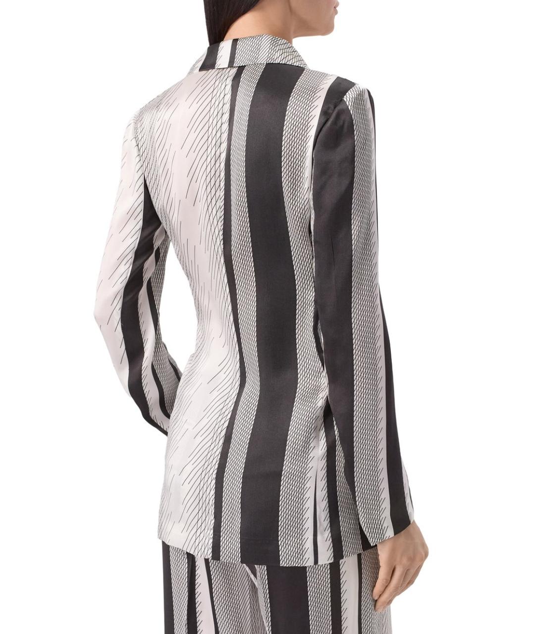 KITON Черный шелковый жакет/пиджак, фото 4