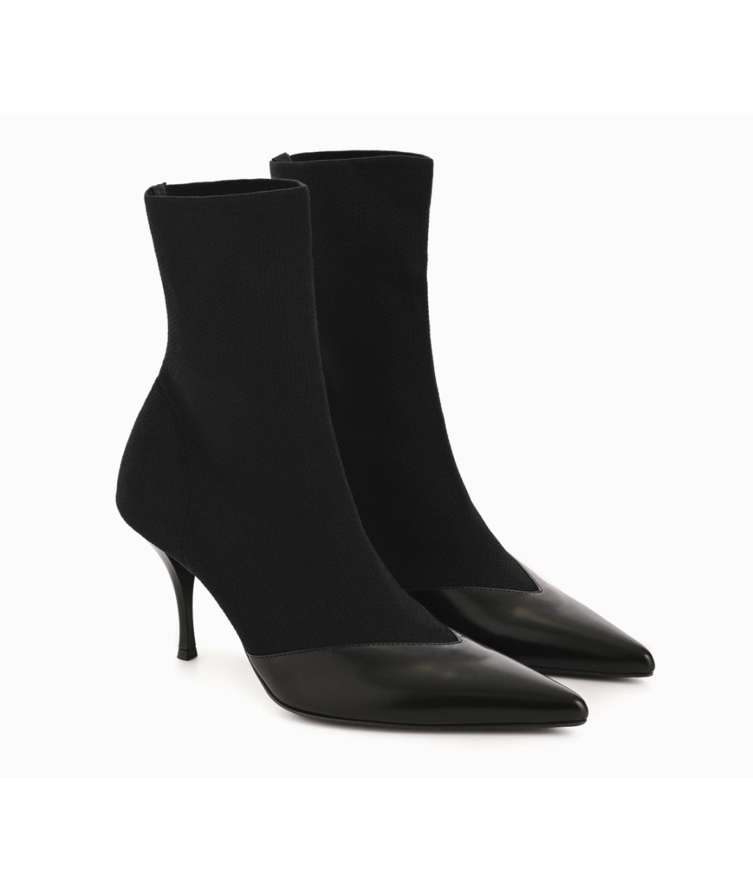 NEOUS Черные кожаные ботильоны, фото 2