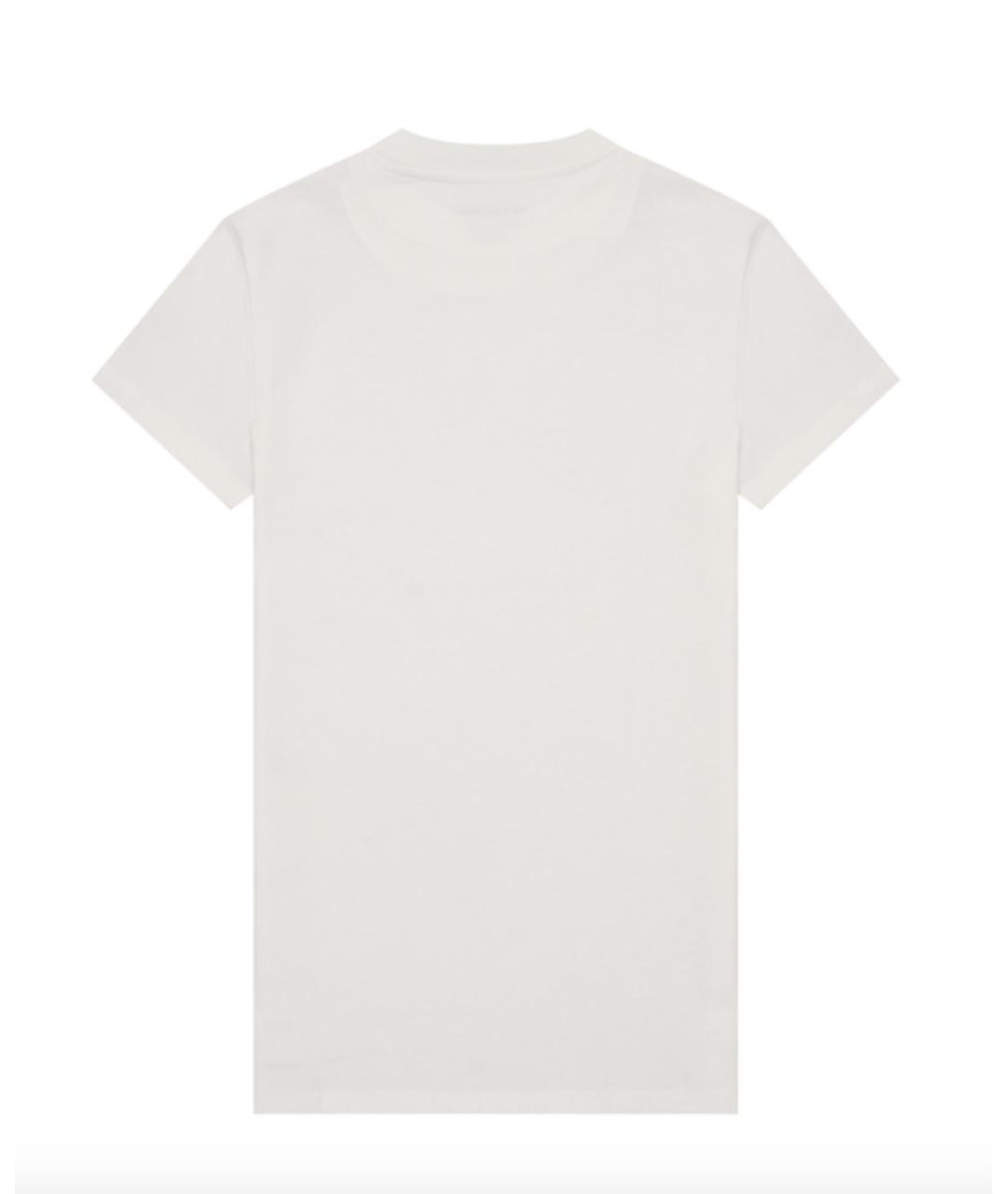 JIL SANDER Белая хлопковая футболка, фото 2