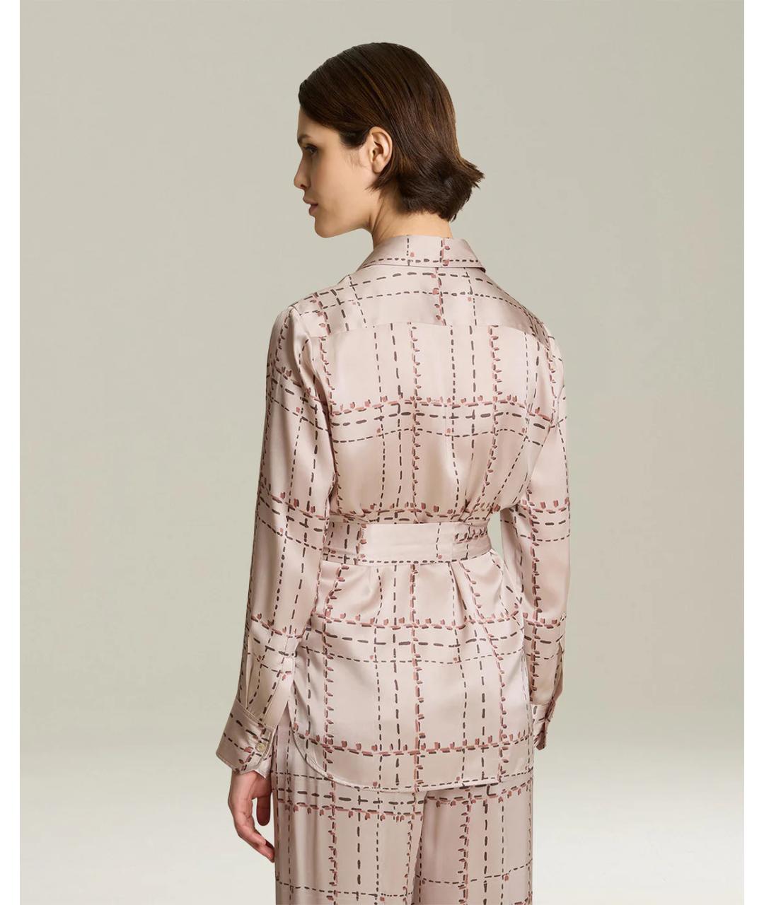 KITON Розовая шелковая рубашка, фото 3