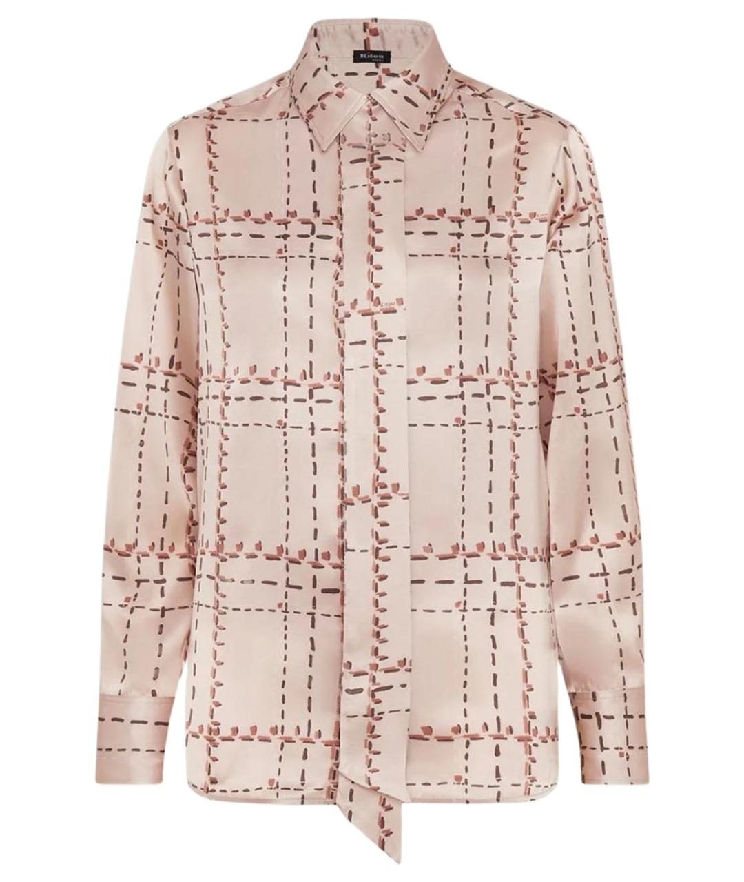 KITON Розовая шелковая рубашка, фото 1