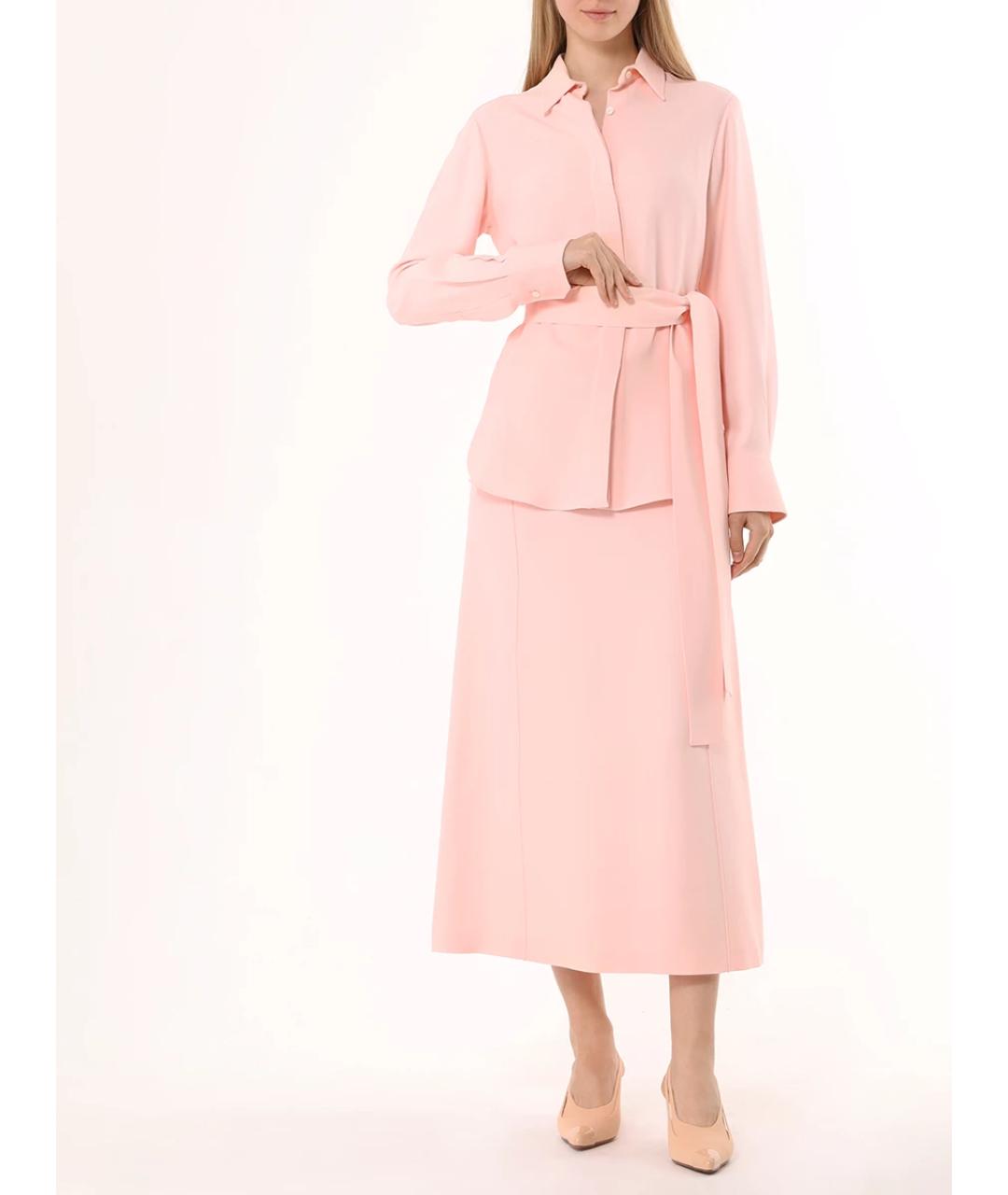 KITON Розовая юбка макси, фото 2