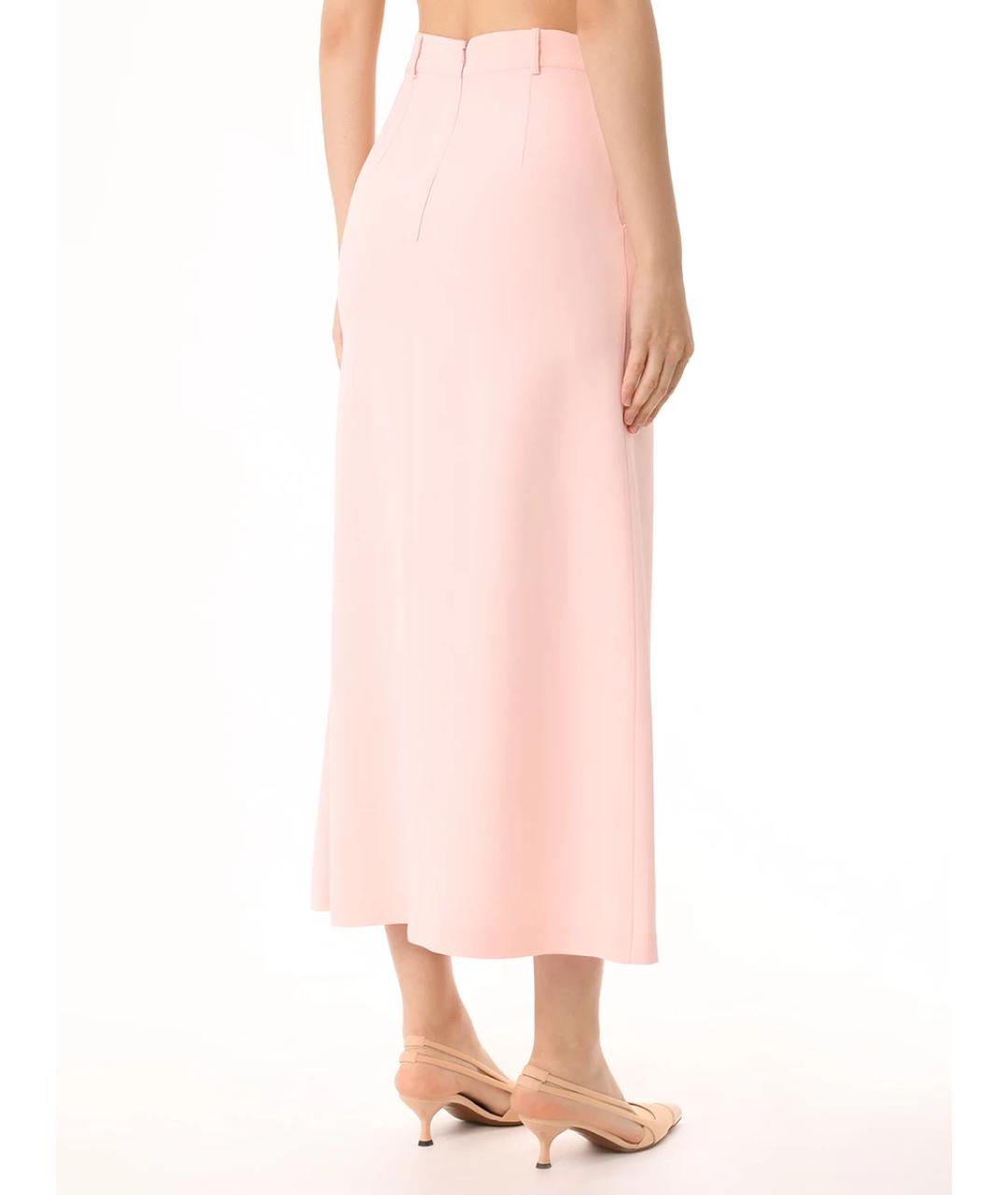 KITON Розовая юбка макси, фото 3