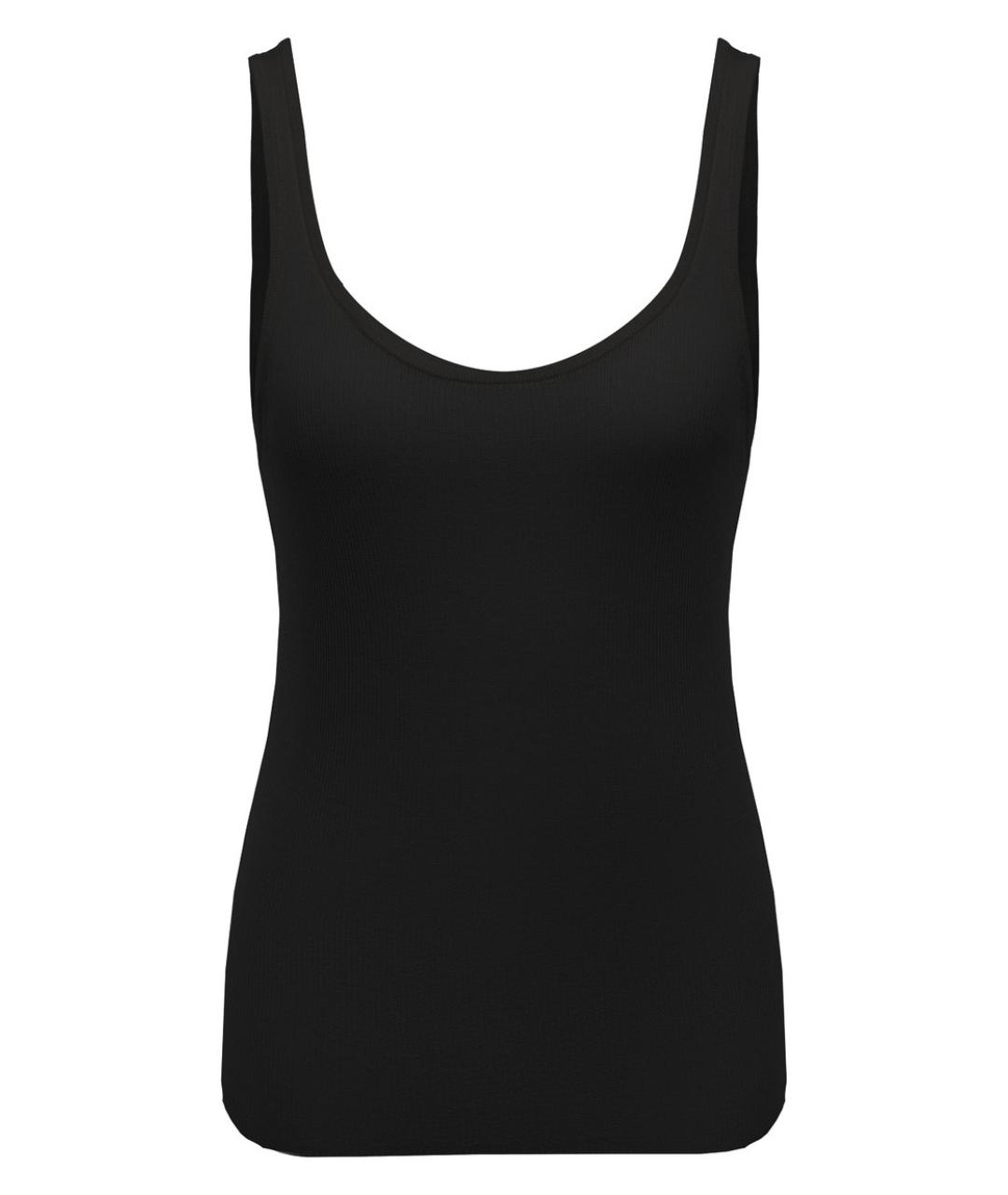 CO Черная кашемировая майка, фото 1