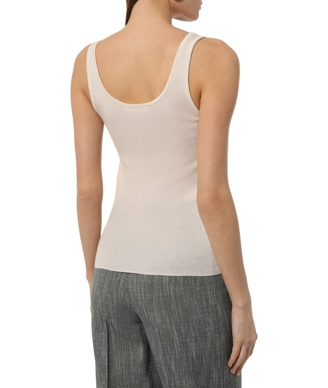 CO Белая кашемировая майка, фото 3