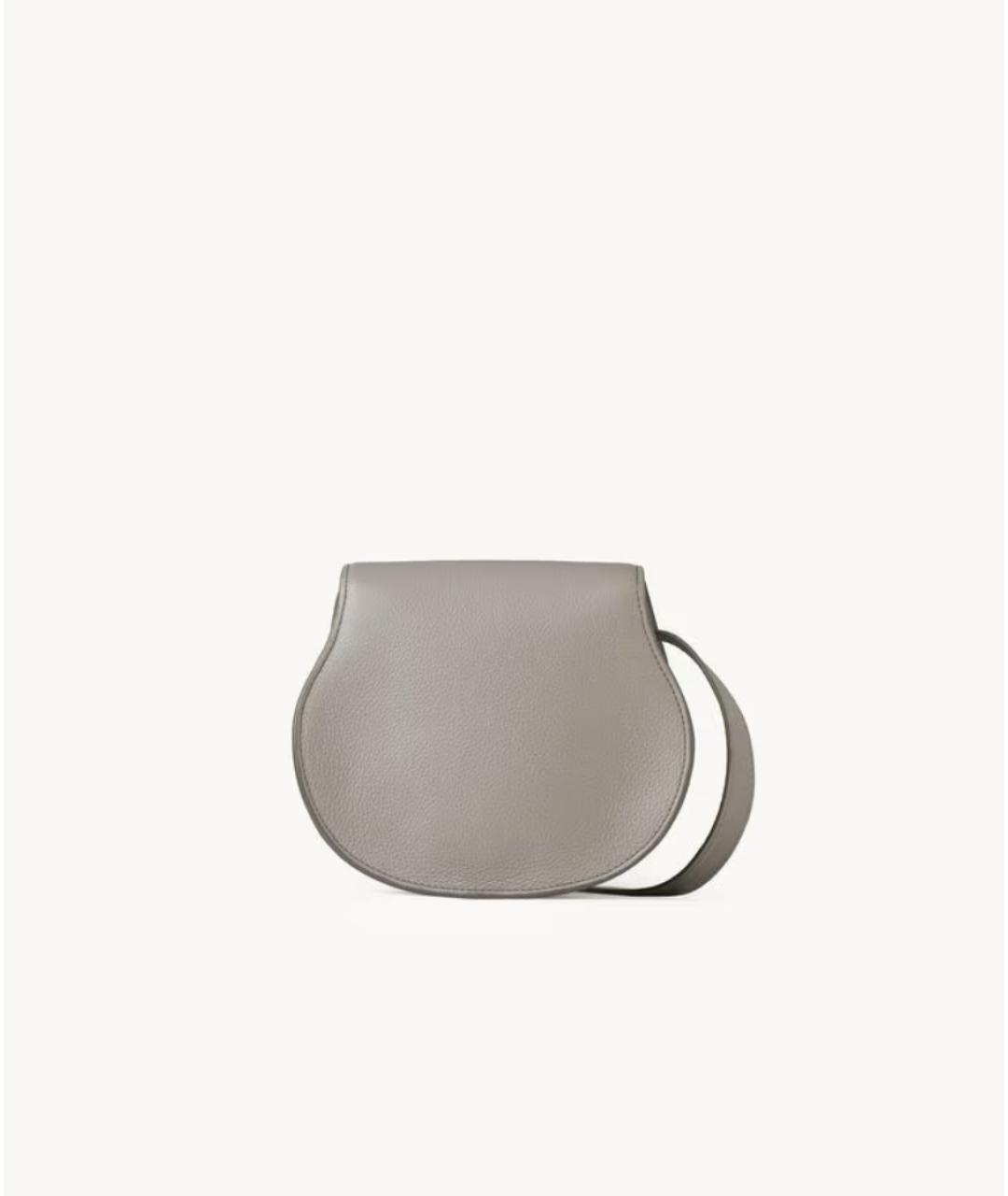 CHLOE Серая кожаная сумка через плечо, фото 4