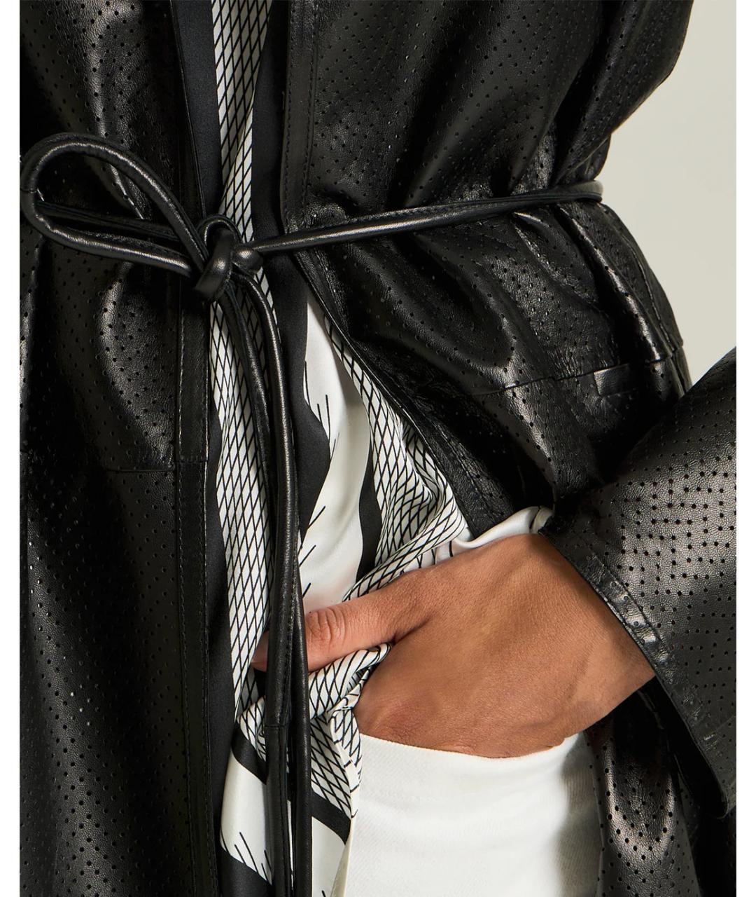 KITON Черная шелковая майка, фото 4