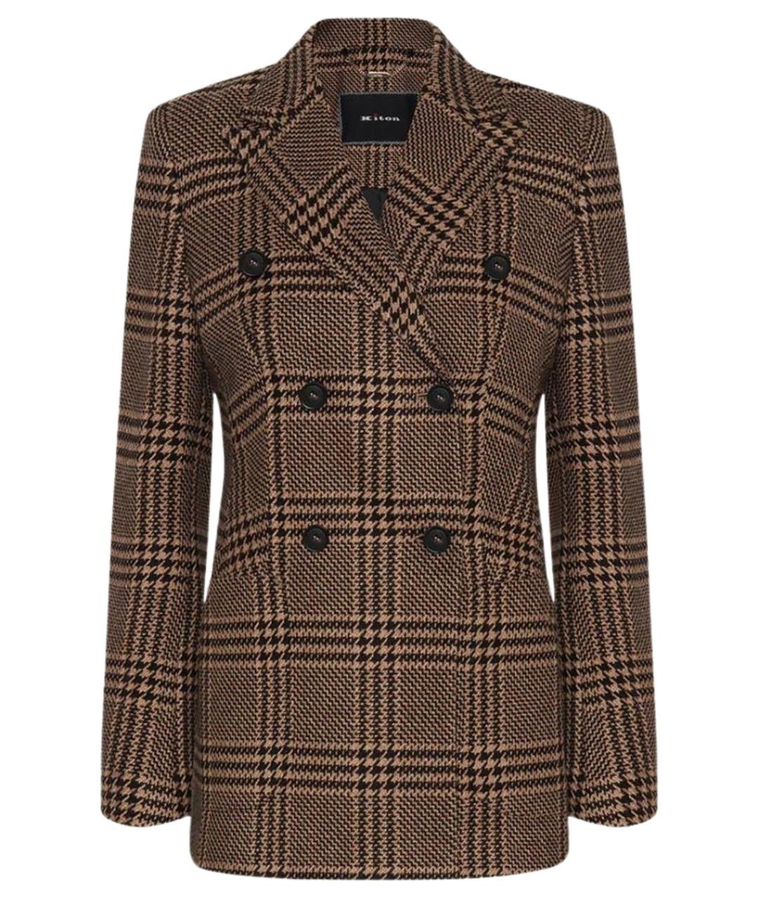 KITON Коричневый жакет/пиджак, фото 1