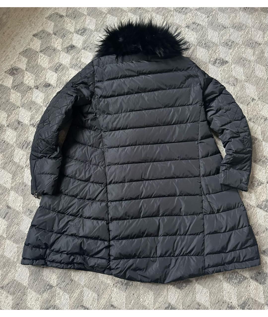 MONCLER Черное пальто, фото 2