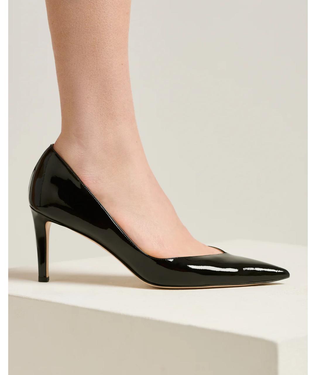 KITON Черные кожаные туфли, фото 4