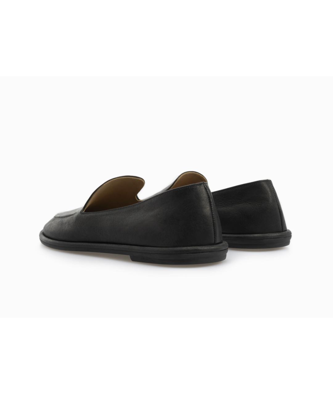 THE ROW Черные кожаные лоферы, фото 4