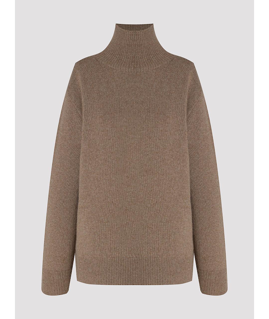 THE ROW Бежевый кашемировый джемпер / свитер, фото 5