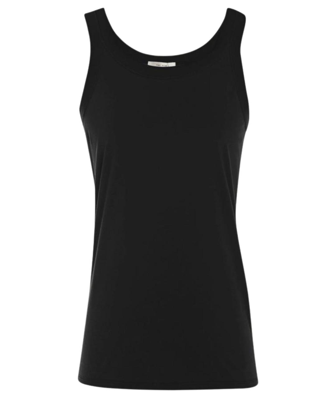 THE ROW Черная хлопковая майка, фото 1