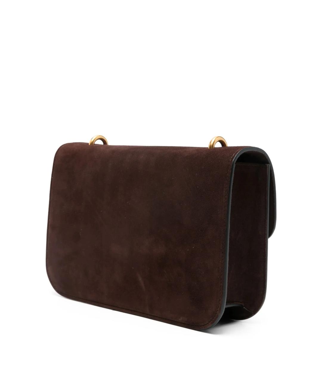 NEOUS Коричневая замшевая сумка через плечо, фото 5
