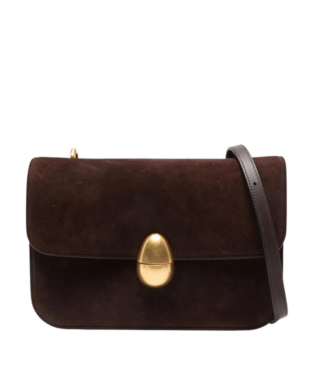 NEOUS Коричневая замшевая сумка через плечо, фото 1