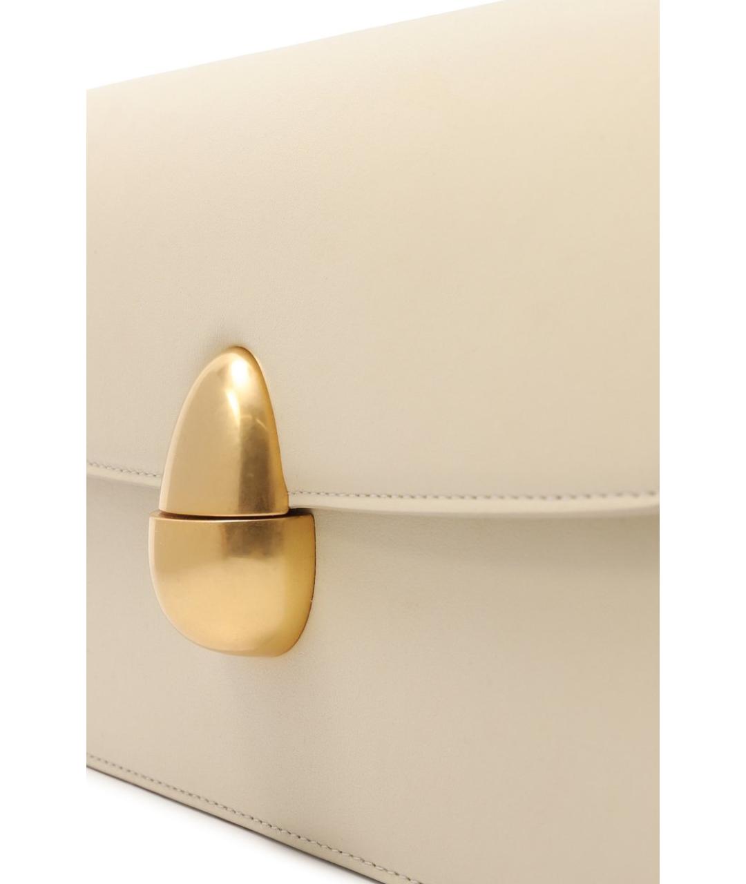 NEOUS Белая кожаная сумка через плечо, фото 4