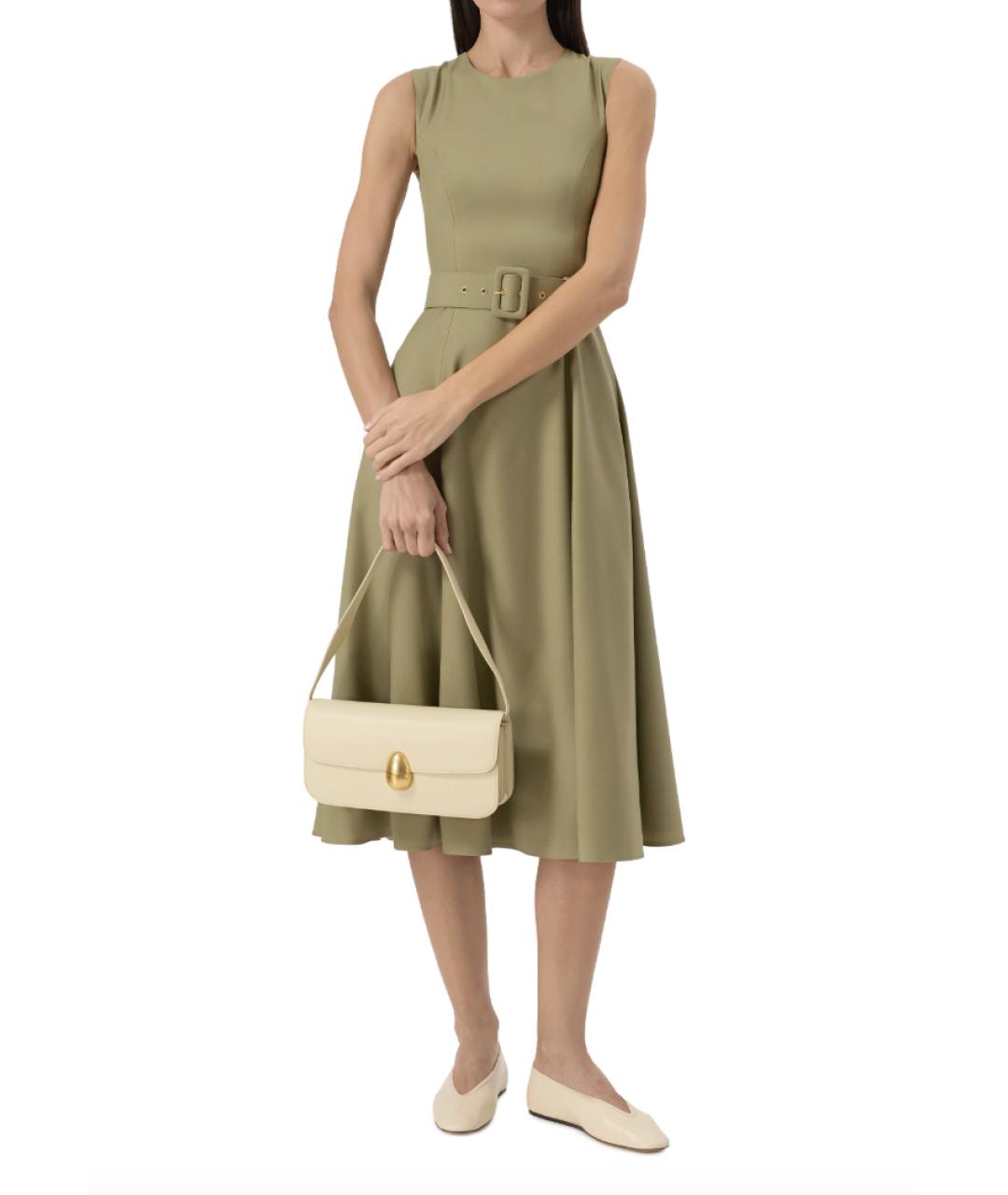 NEOUS Белая кожаная сумка через плечо, фото 2