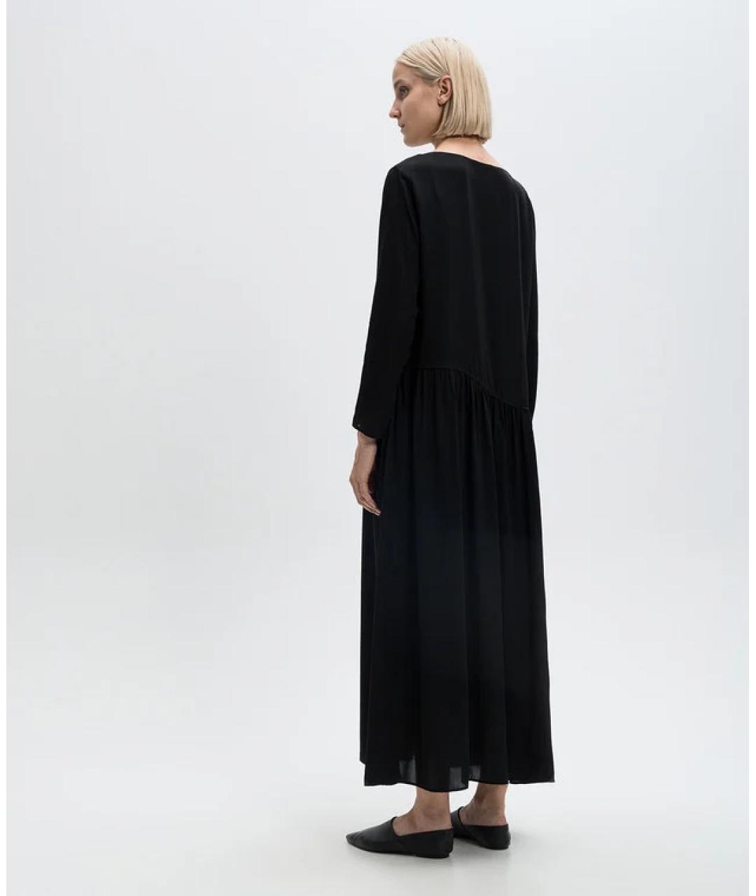 THE ROW Черное повседневное платье, фото 4