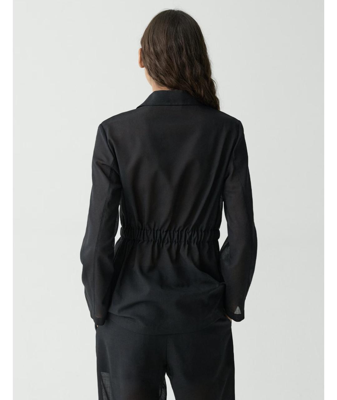 THEORY Черный шерстяной жакет/пиджак, фото 4