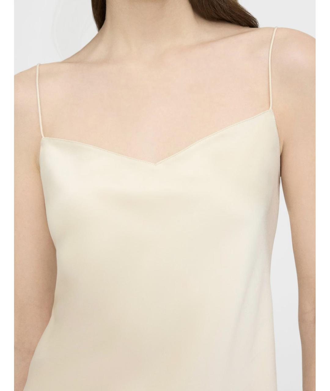 THEORY Бежевая майка, фото 3