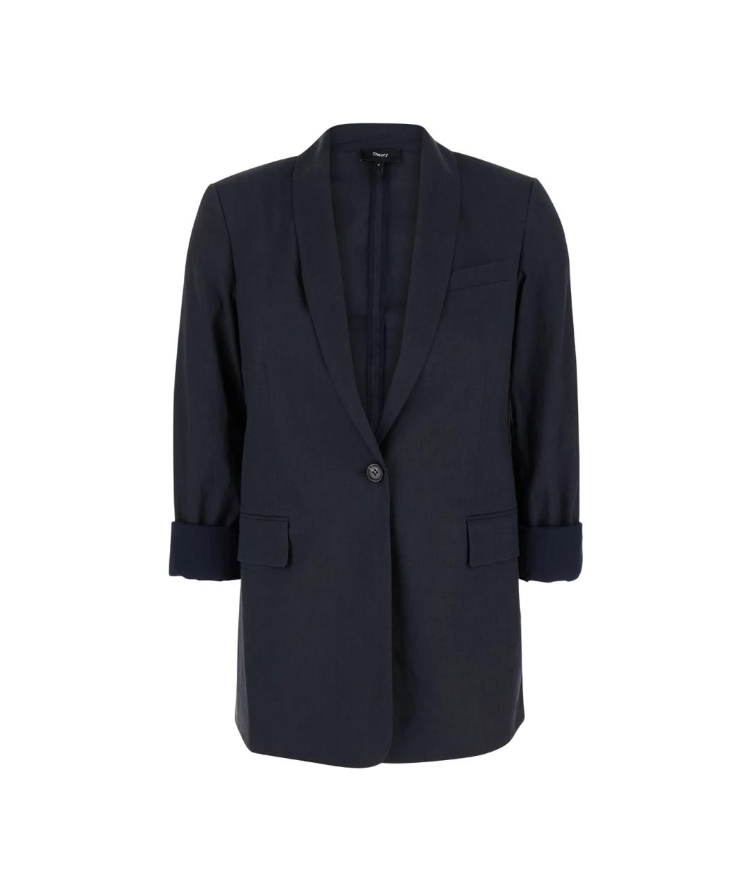THEORY Темно-синий жакет/пиджак, фото 1