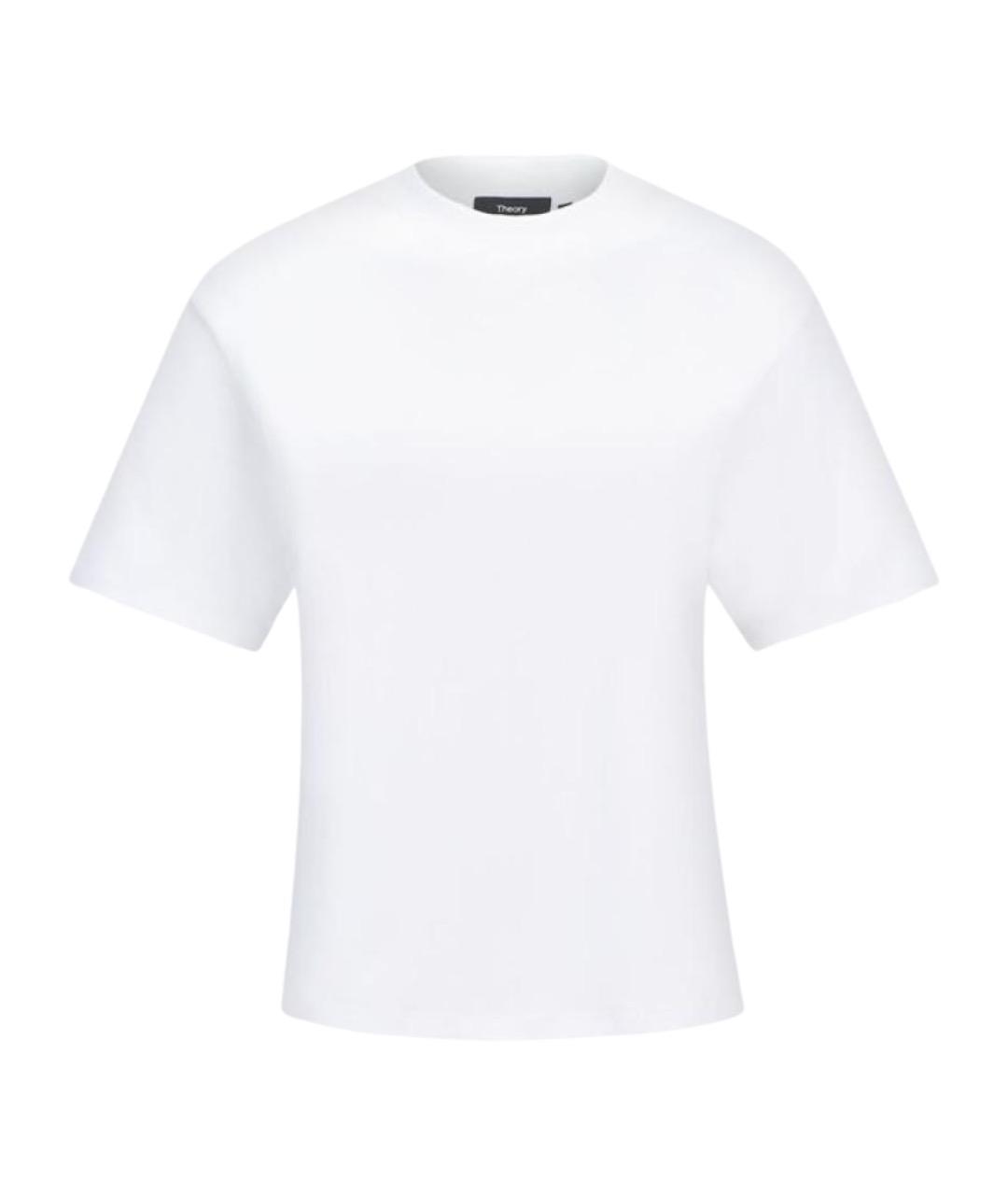 THEORY Белая хлопковая футболка, фото 1