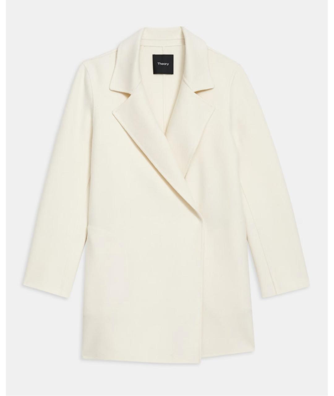 THEORY Белое кашемировое пальто, фото 6
