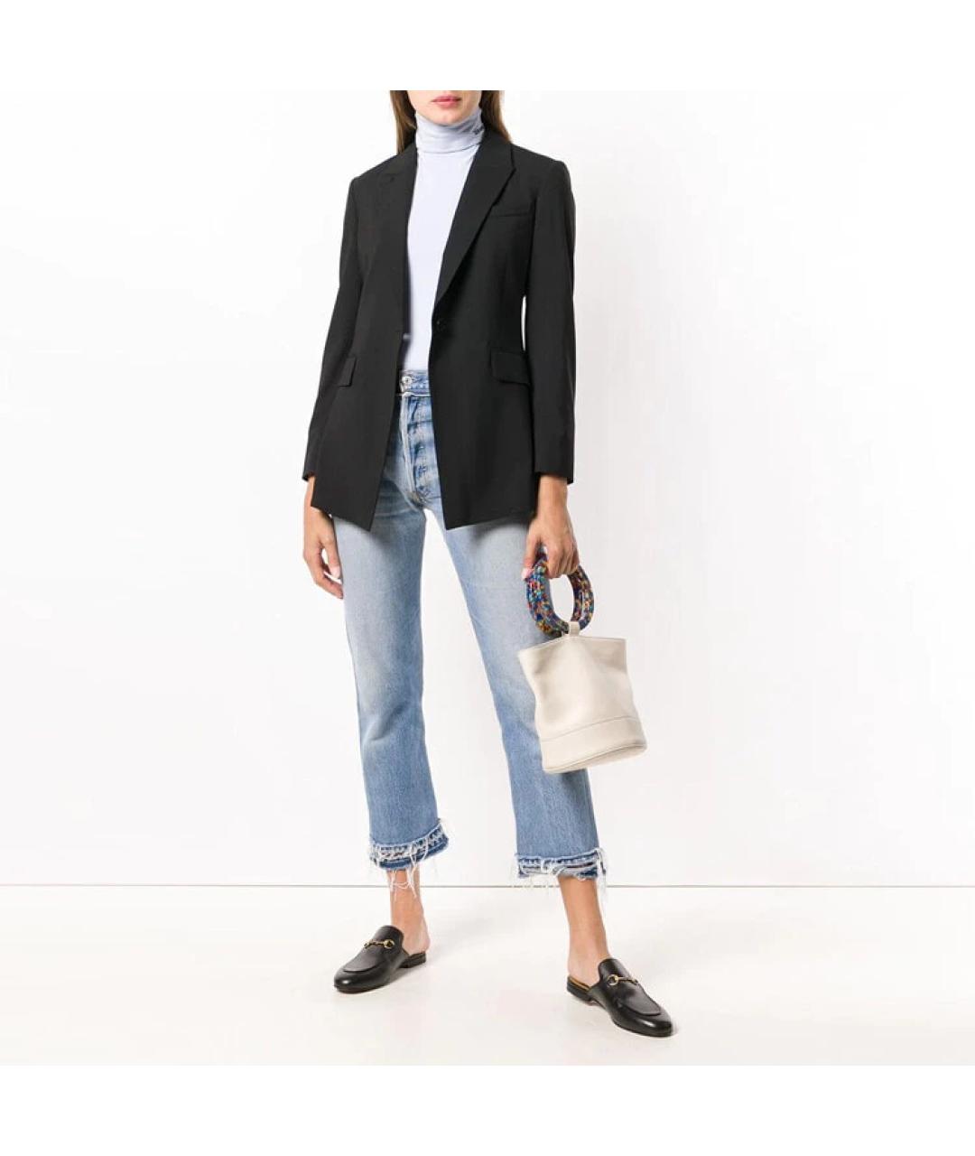 THEORY Черный шерстяной жакет/пиджак, фото 2