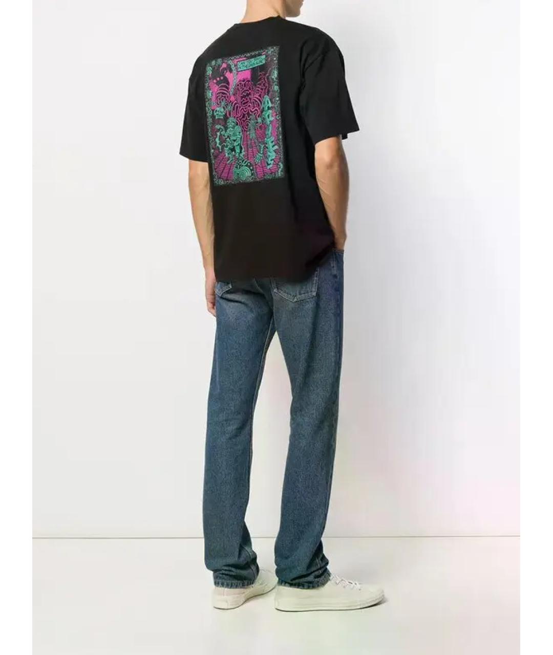 ARIES Черная хлопковая футболка, фото 6