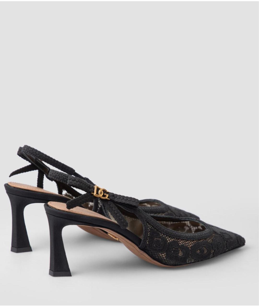 DOLCE&GABBANA Черные туфли, фото 4