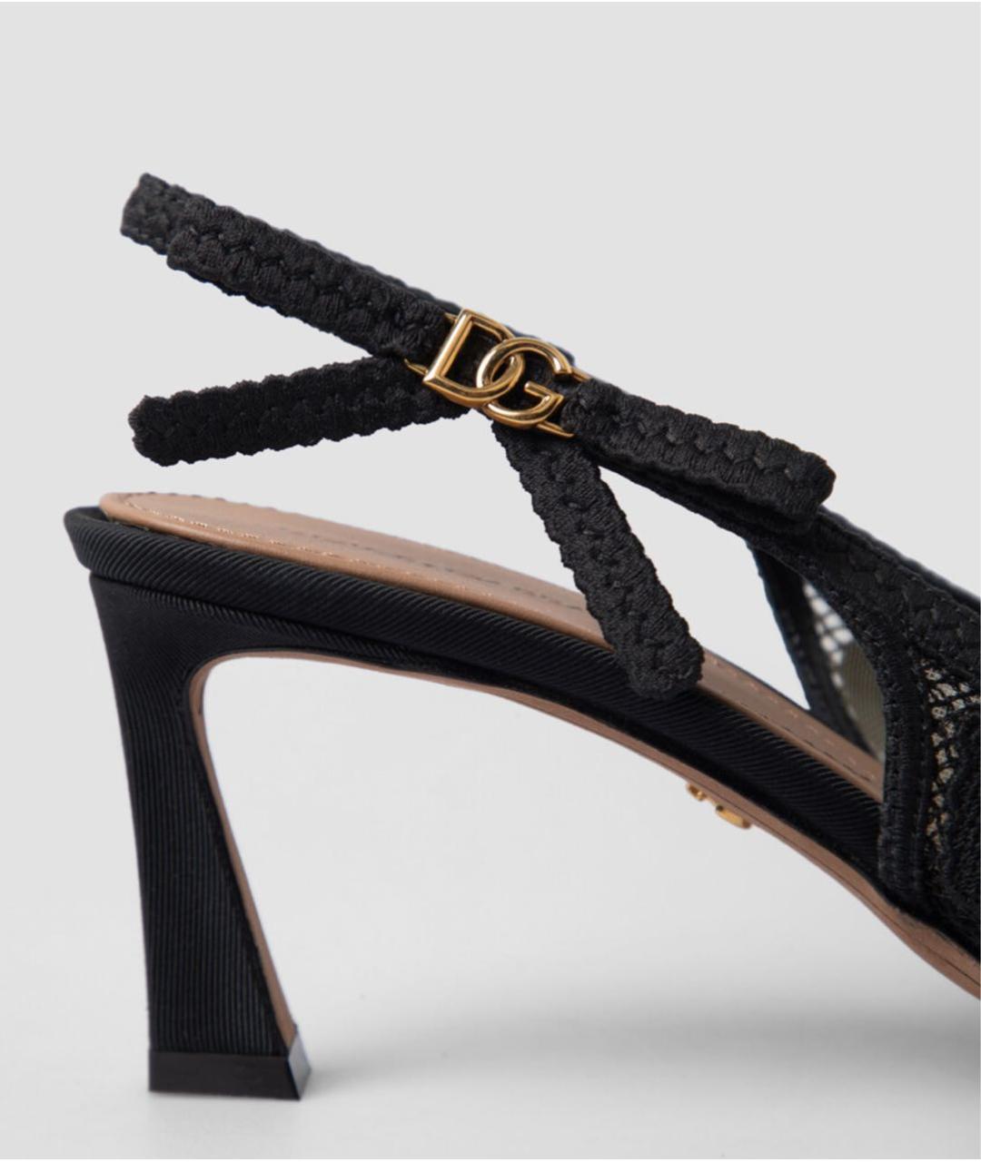 DOLCE&GABBANA Черные туфли, фото 3